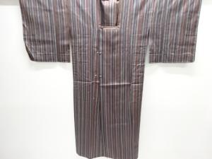 未使用品　縞模様雨コート